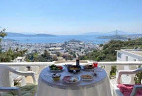 BODRUM BURCU VILLA , Magnificent Sea View, Cozy, Free Otopark, Free Wifi